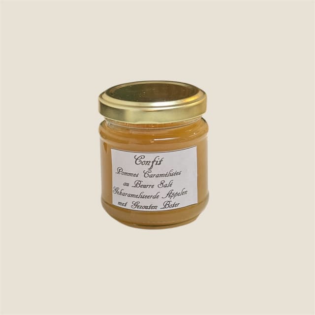 Confit pommes caramélisées au beurre salé