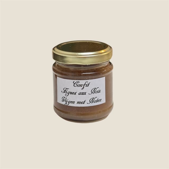 Confit figues aux noix