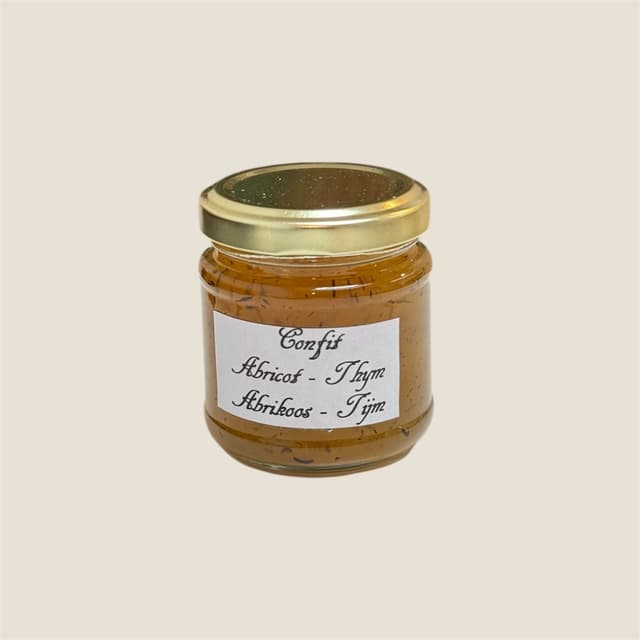 Confit abricots et thym